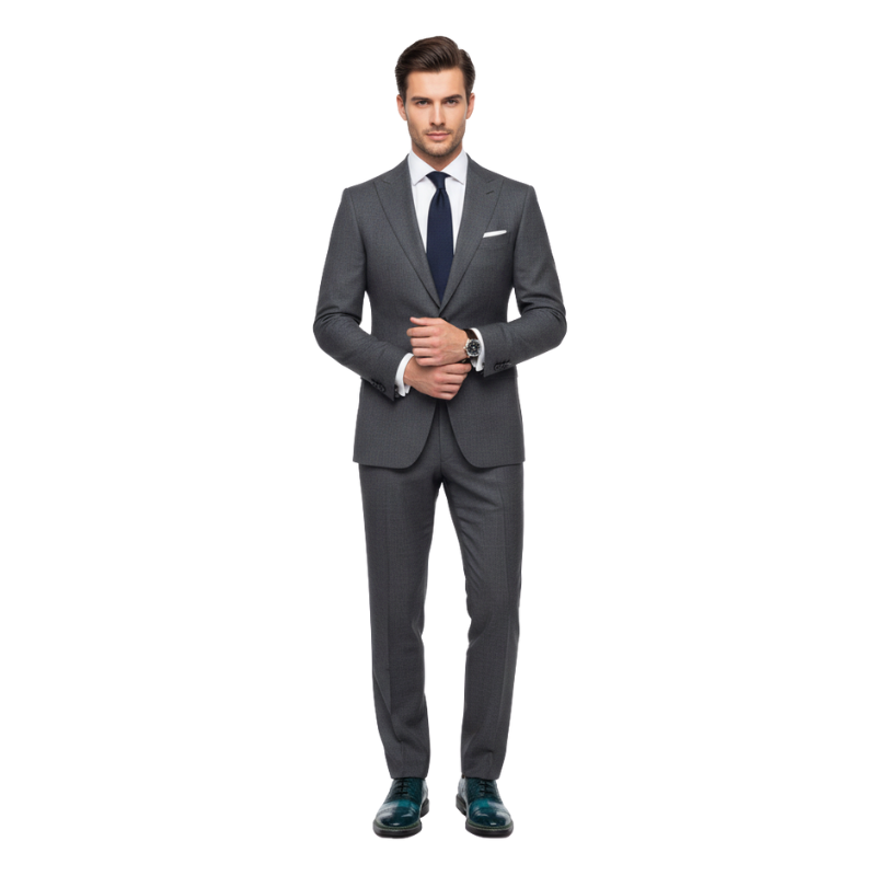 Mens Emerald Croc Patina Oxford