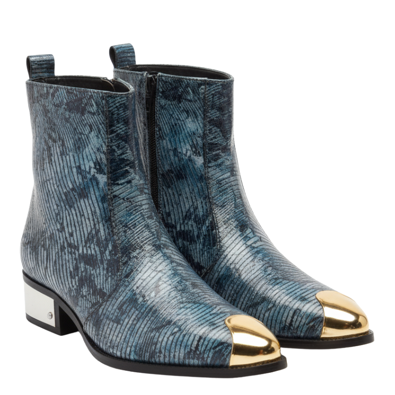 Aurora Crest Golden Toe Boots