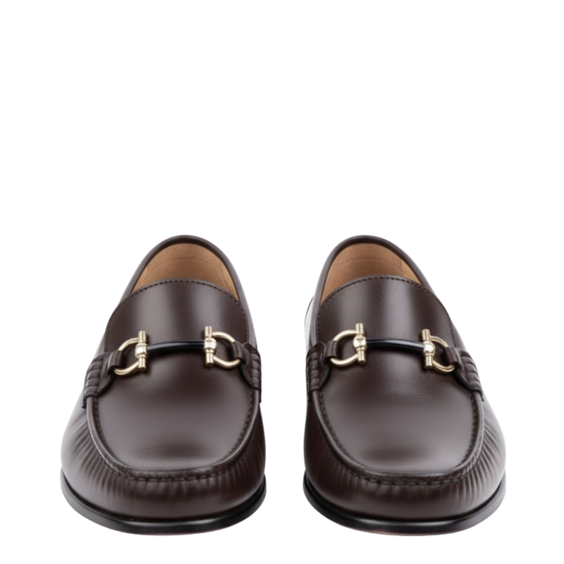 Mens Italian Edition Horsebit Loafers