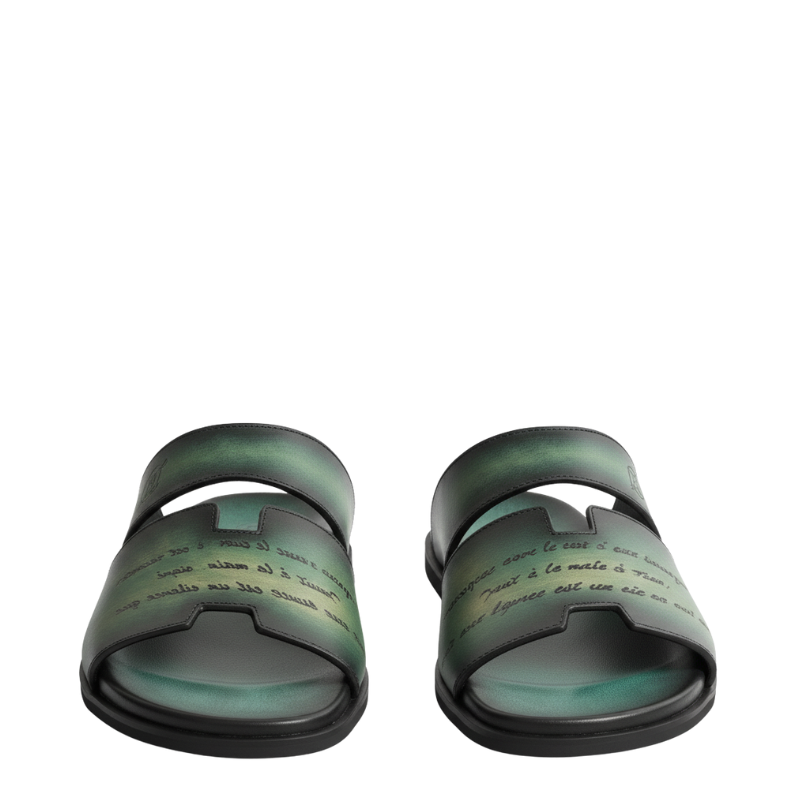 Italian H cut Design Luxe Slippers