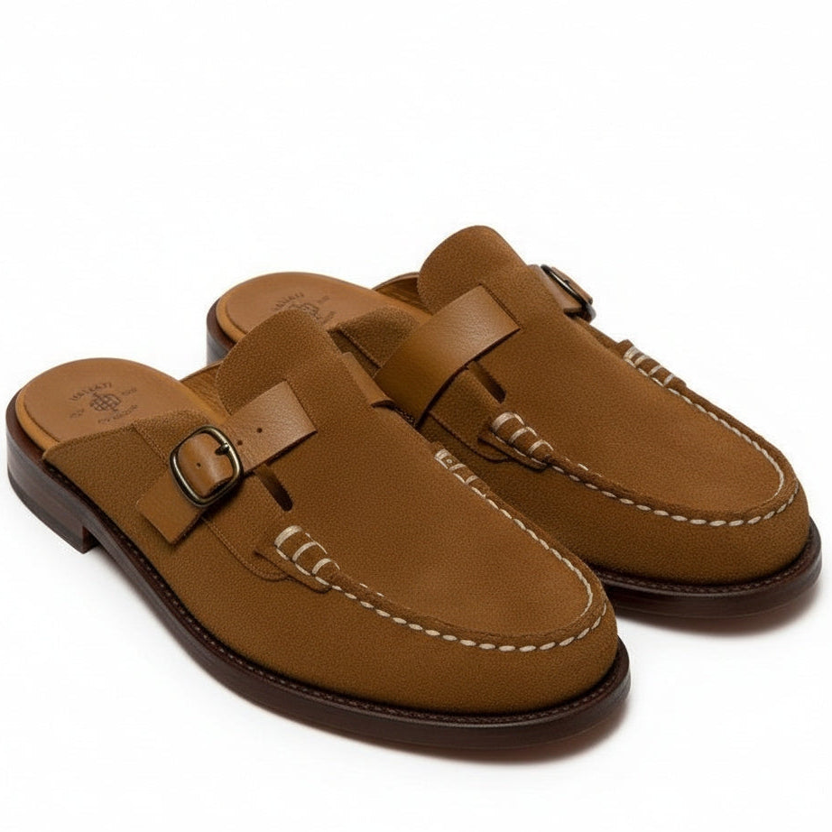 Men s Buckle strap Mule