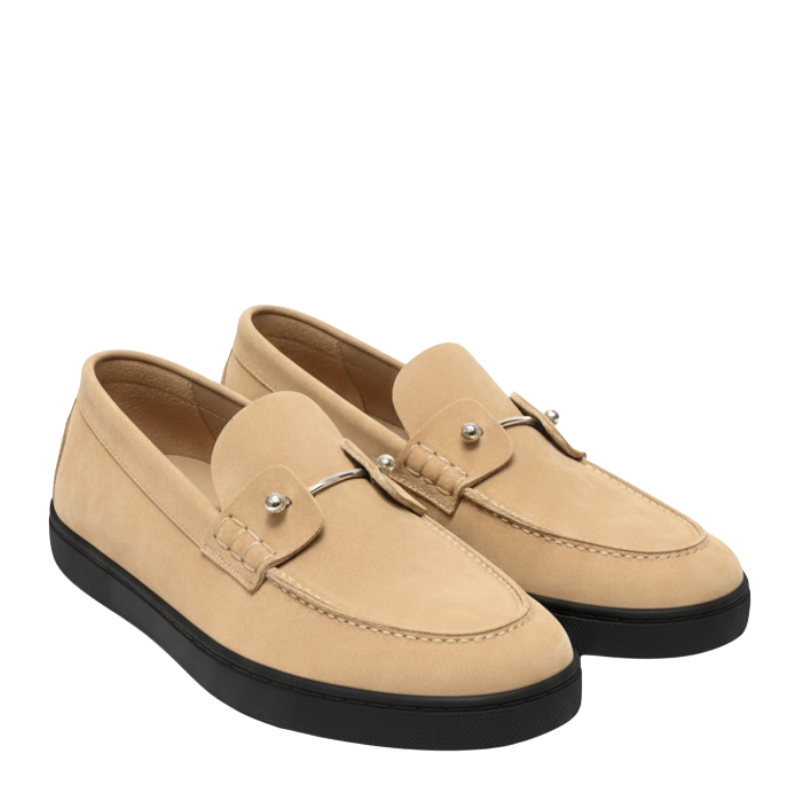 Regal Suede Metal-Bit Loafers