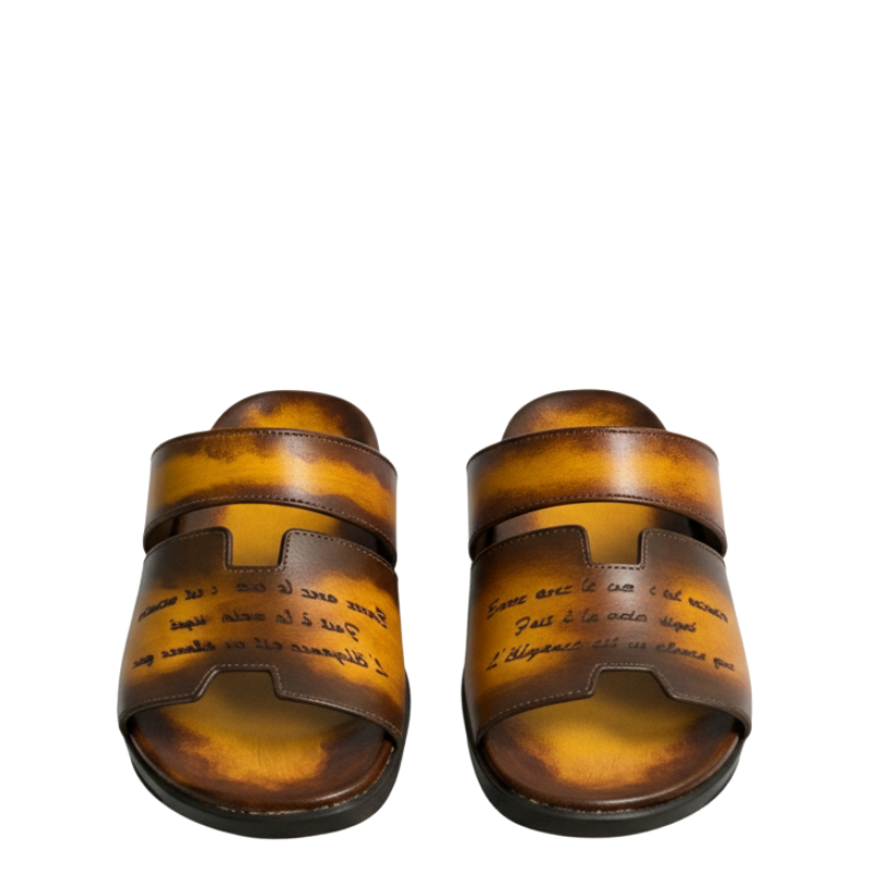 Italian H cut Design Luxe Slippers