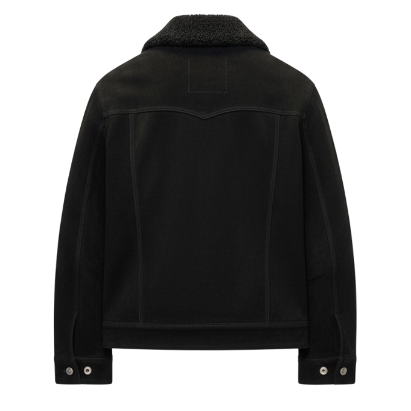 Shadow Suede Shearling Jacket