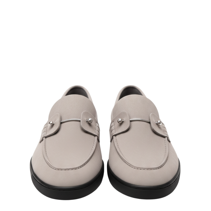Regal Suede Metal-Bit Loafers