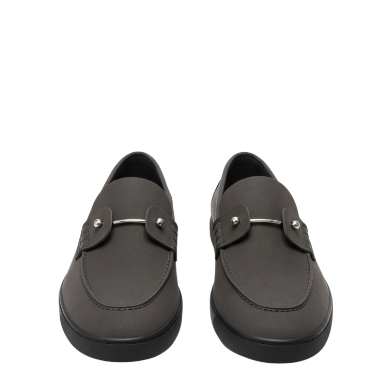 Regal Suede Metal-Bit Loafers