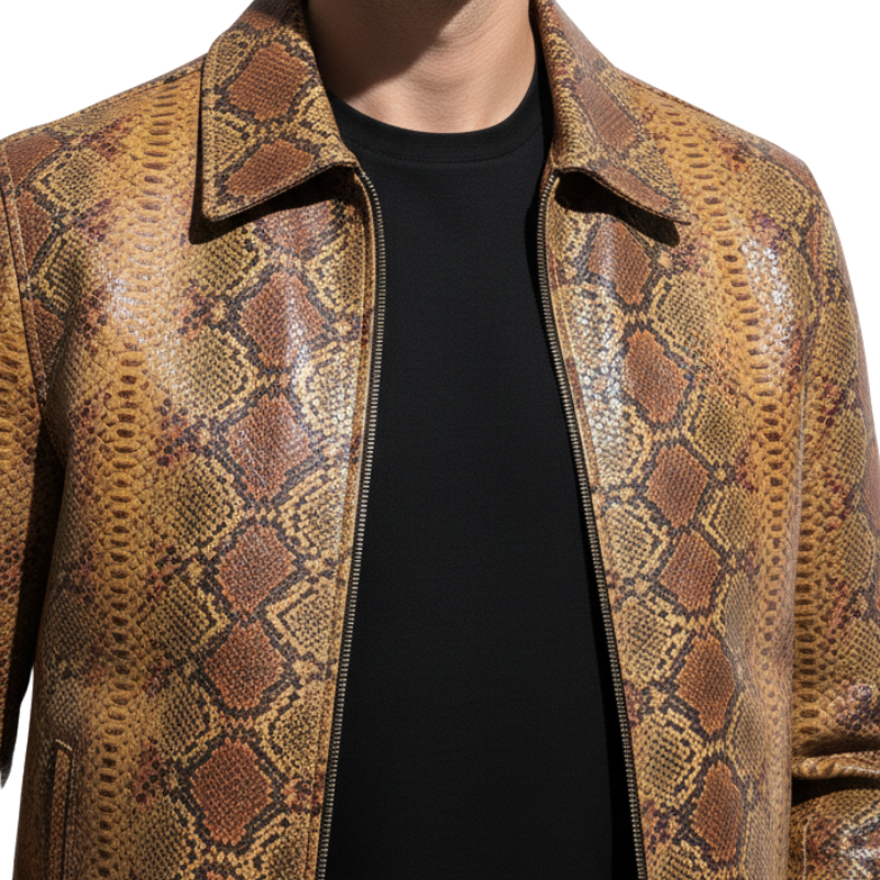 Dark Hawk Moto Leather Jacket