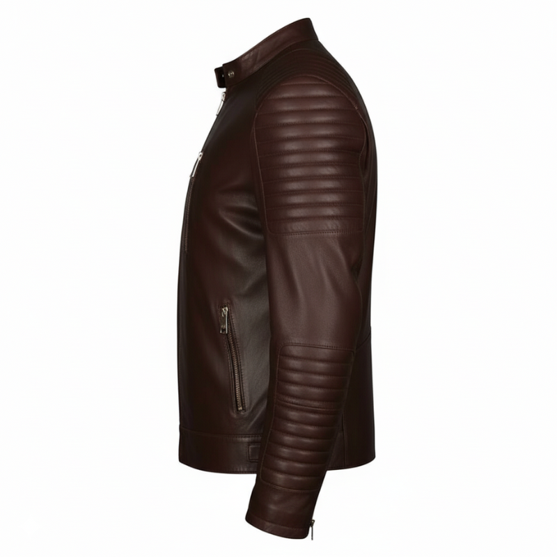 Men s Rider Quilted Leather Jacket