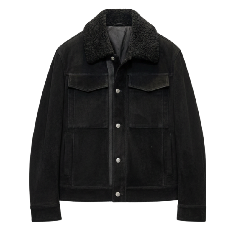 Shadow Suede Shearling Jacket