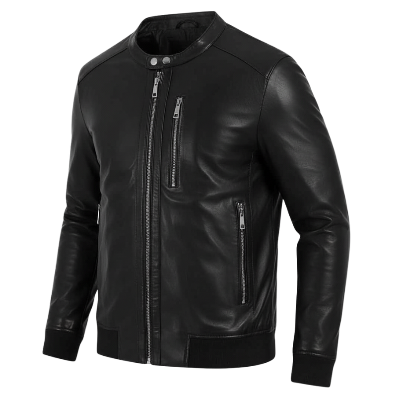 Dark Hawk Moto Leather Jacket