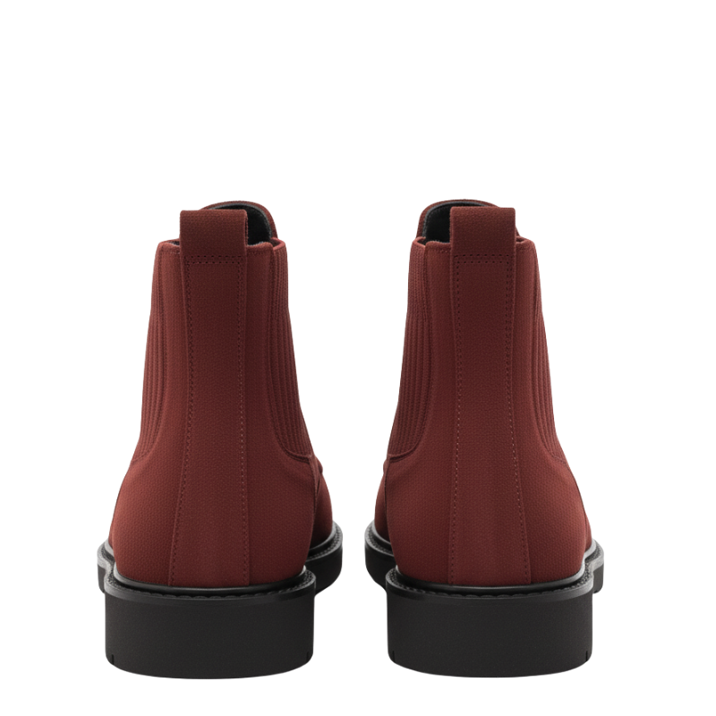 Ravaro Suede Bordeaux Chelsea