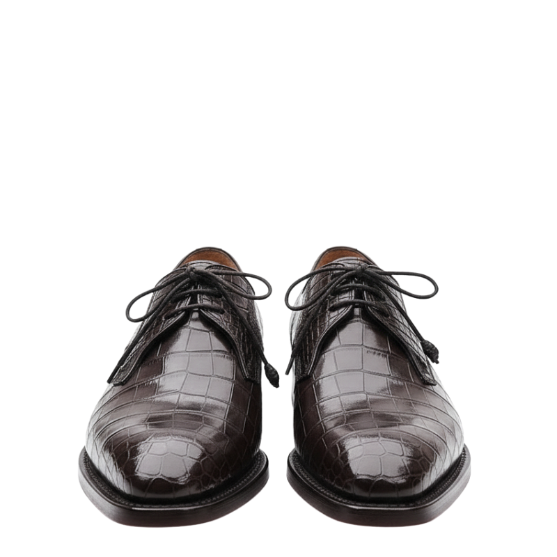 Men s Regal Obsidian Croc Oxfords