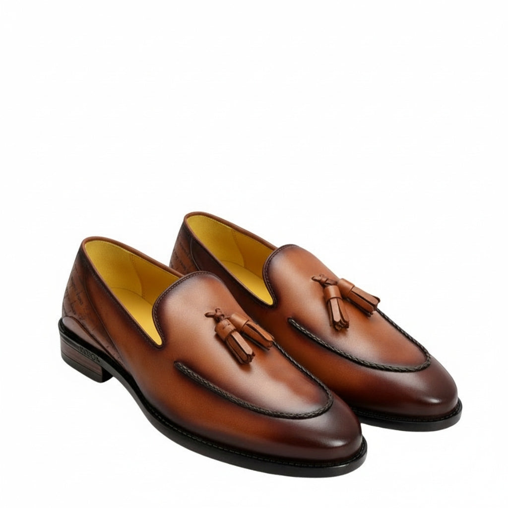 Regal Patina Tassel Loafers