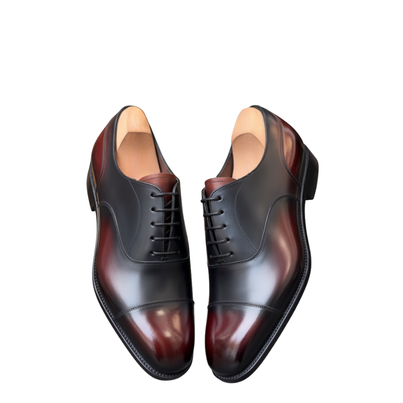 Regal Prime Noir Cap Toe Oxfords