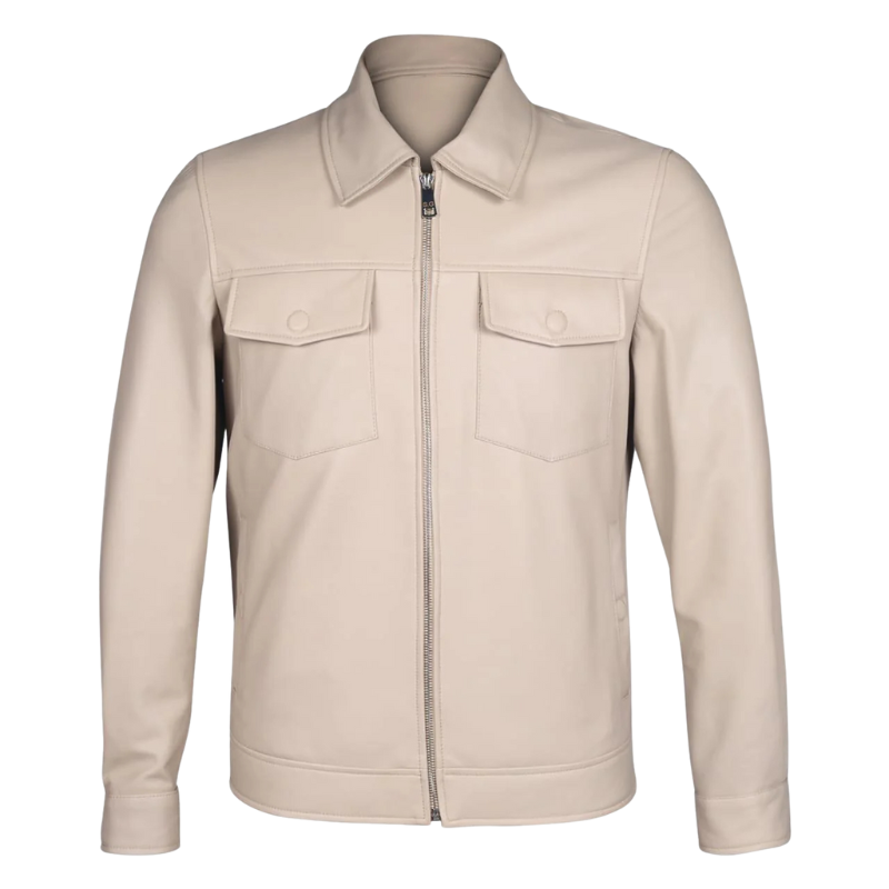 Men s Urban Minimalist Leather Jacket