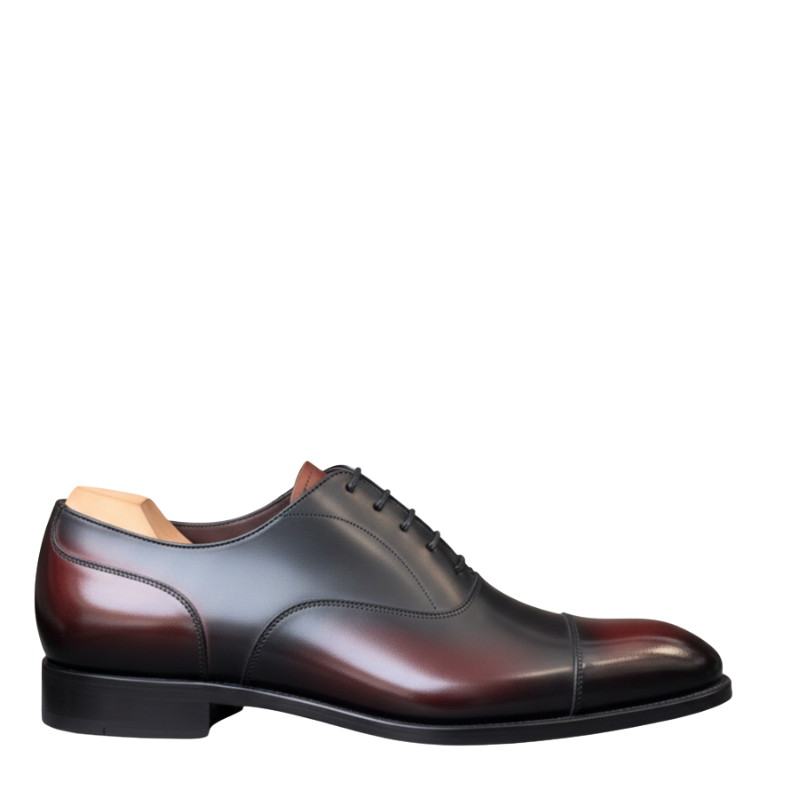 Regal Prime Noir Cap Toe Oxfords
