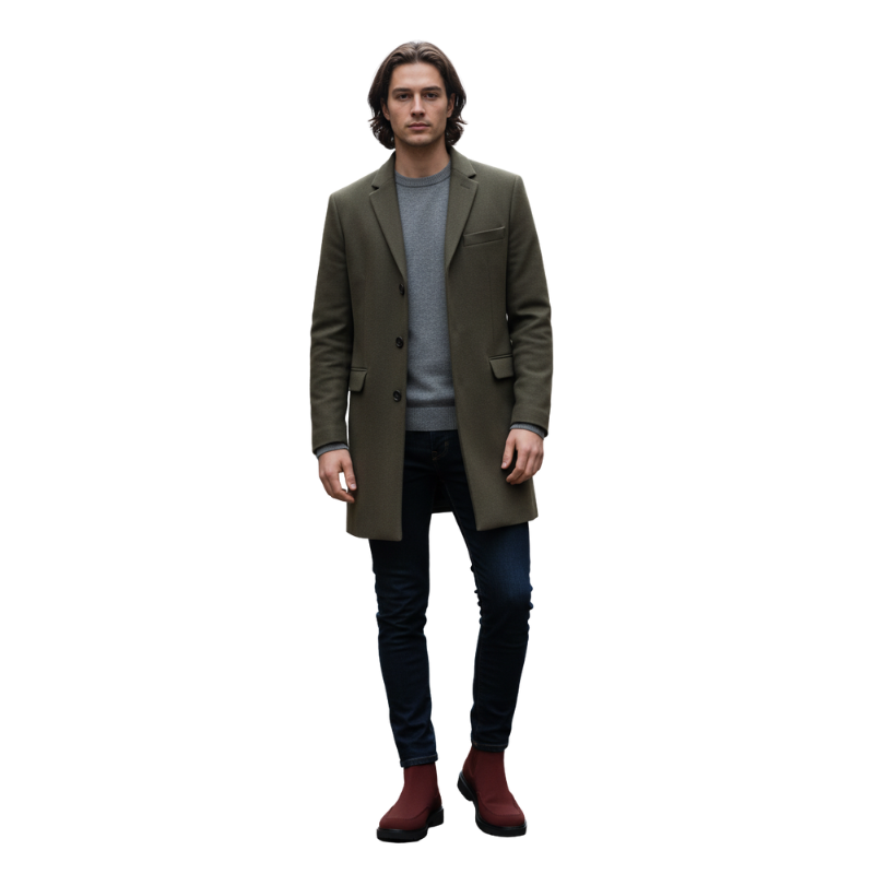Ravaro Suede Bordeaux Chelsea