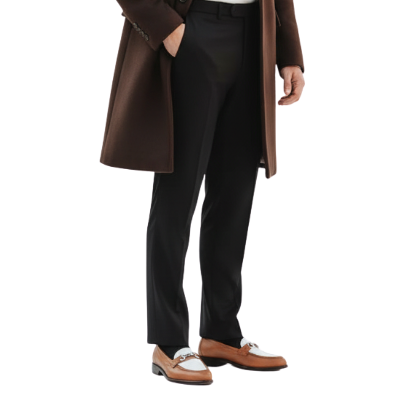 Luxury Cognac Ivory Bit Buckle Loafers