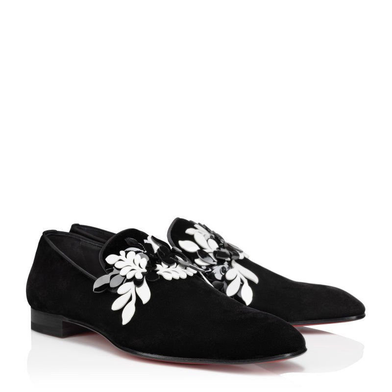 Suede Slip On Velvet Leather Loafers