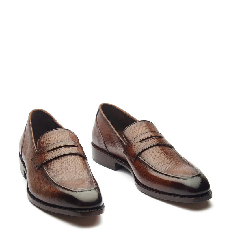 Handmade Solid Leather Penny Loafer