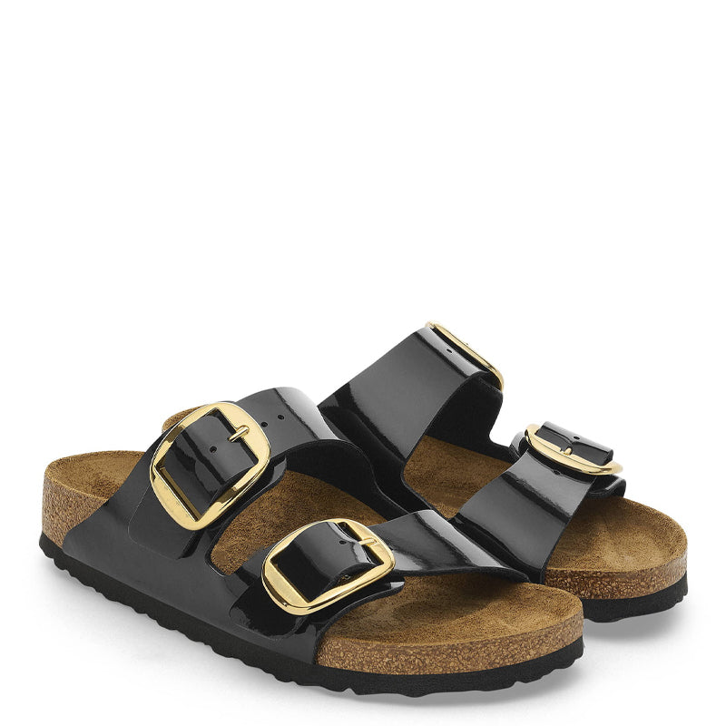 Solevana Patent Black Footbeds