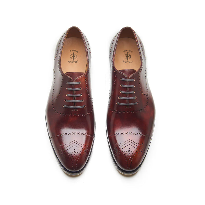 Constello Faux Cap-toe Semi Brogue Shoe
