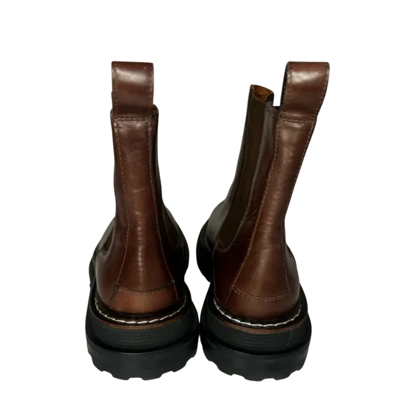 Luxury Ankle Boots for Womens with Gold accent Toe Detail