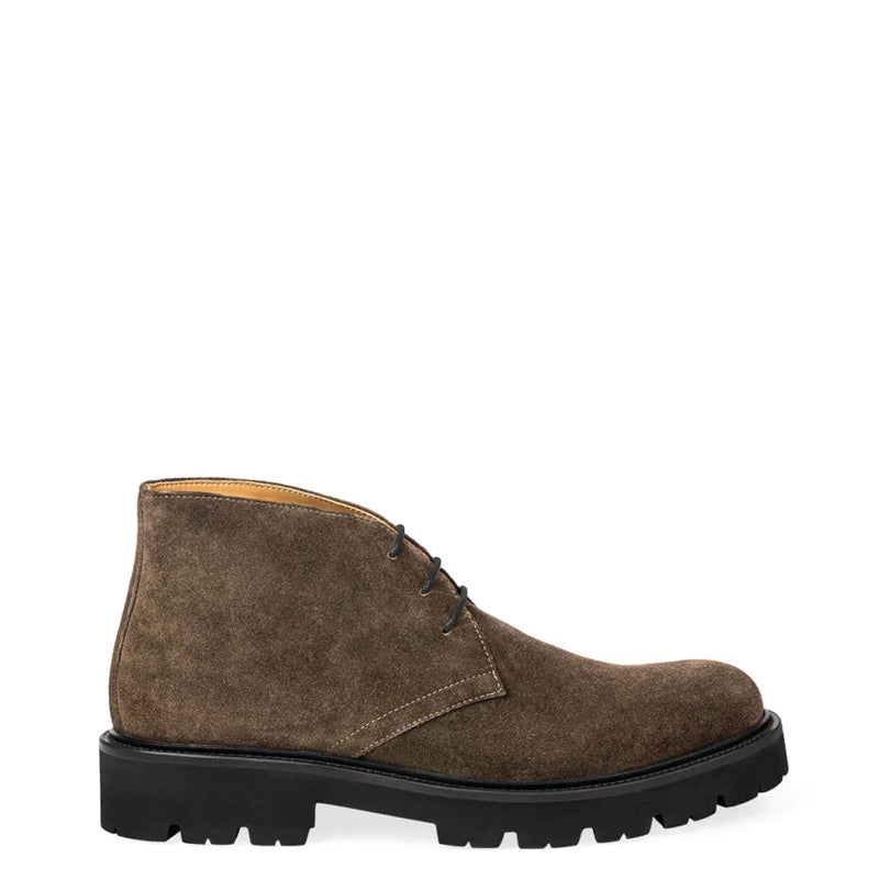 Luxury Suede Desert Leather Chukkas Boot Blue