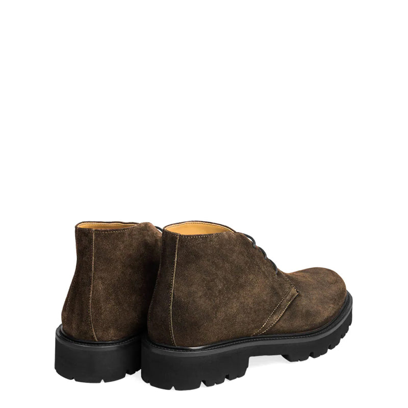 Luxury Suede Desert Leather Chukkas Boot Blue