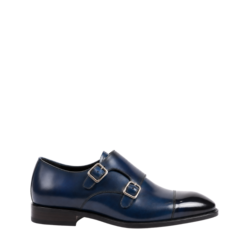 Imperial Patina Double Monk Strap Shoes