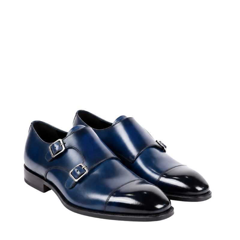 Imperial Patina Double Monk Strap Shoes