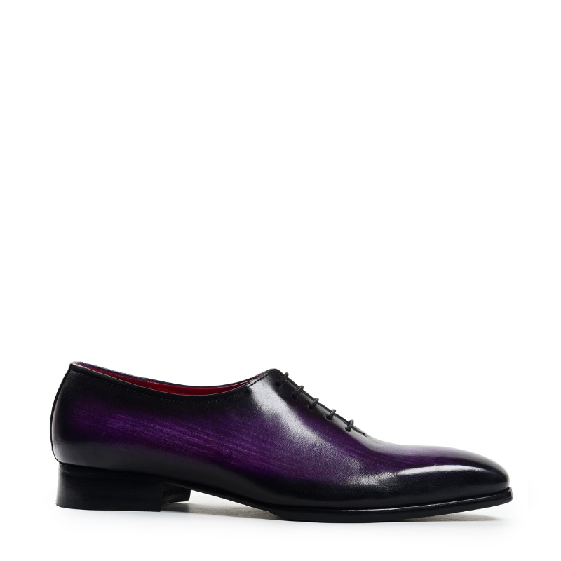 Imperial Violet Noir Eclipse Heritage Wingtip Brogue Oxford