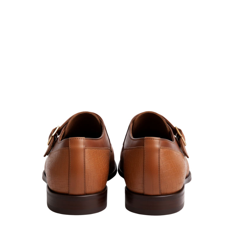 Imperial Weave Double Monk Strap Loafers