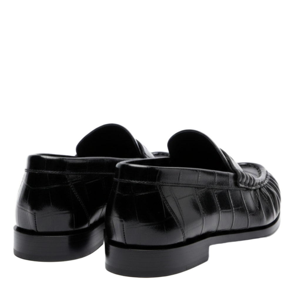 Classic Croc-Gloss Penny Loafers