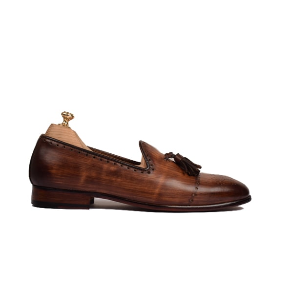 Tassel Leather Loafer 154