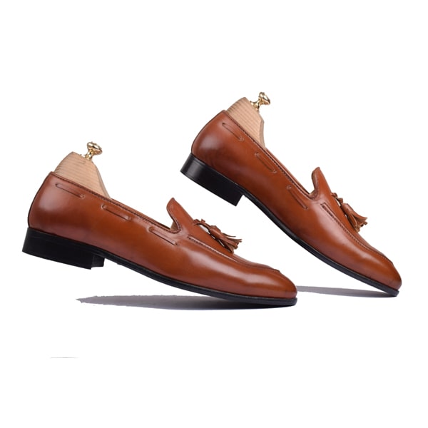Classic Brown Tassel Loafer hover image