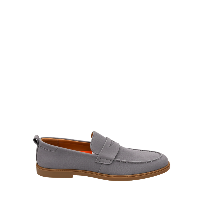 Italian Craft Elegance  in Suede Loafer