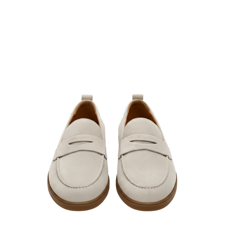 Italian Craft Elegance  in Suede Loafer