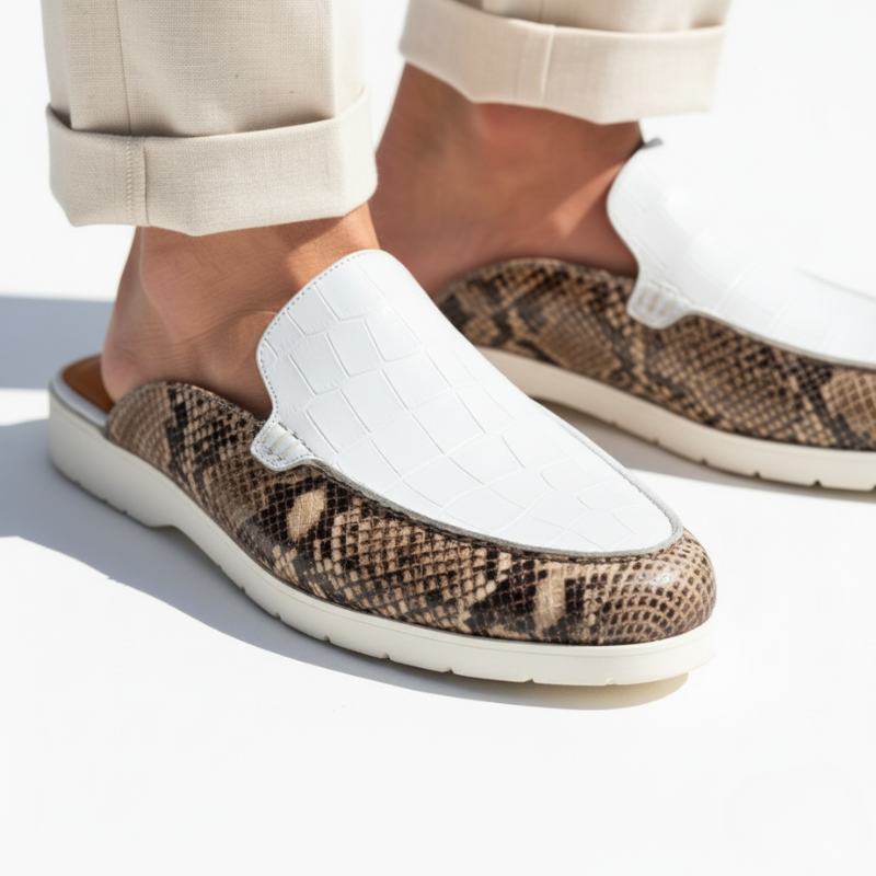 Italian Craft Serpent Luxe Mule