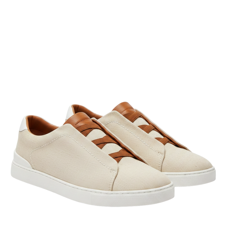 Italian Craft Smooth Finish Slip-on Prime Suede Triple Stitch Sneakers