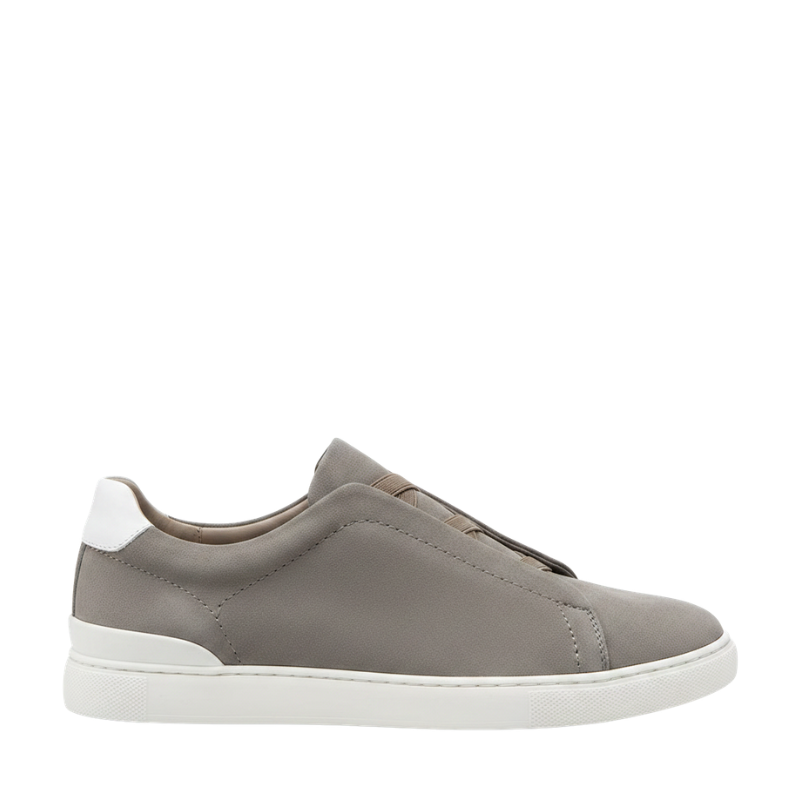 Italian Craft Smooth Finish Slip-on Prime Suede Triple Stitch Sneakers