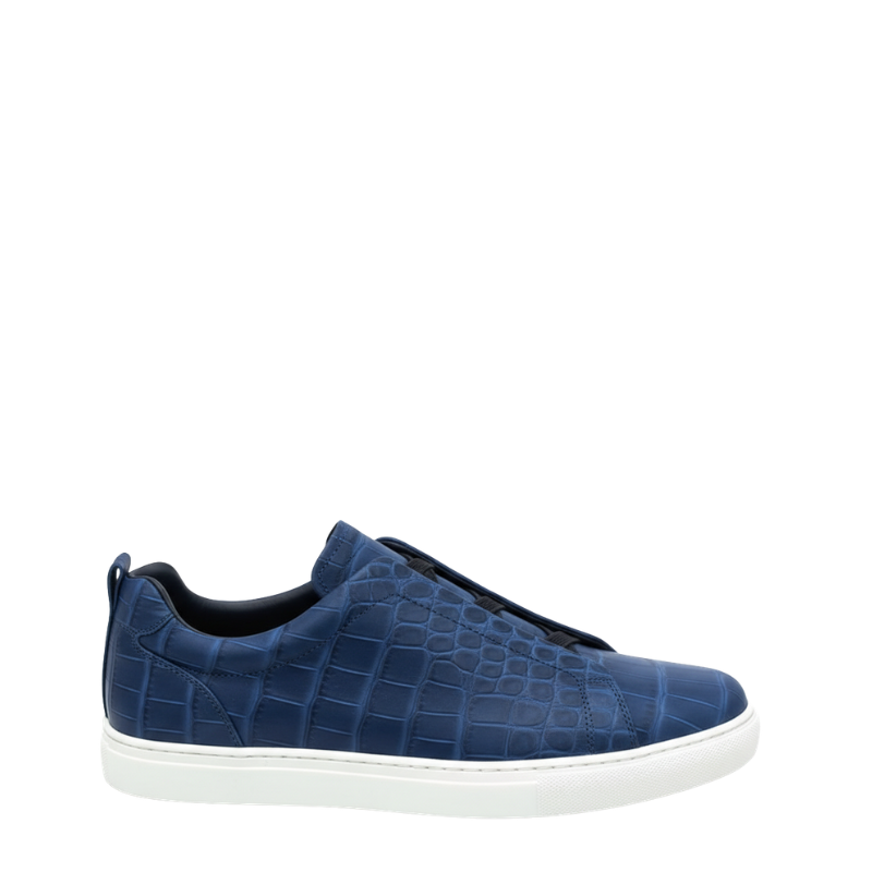 Italian Croc Luxe Street Sneaker
