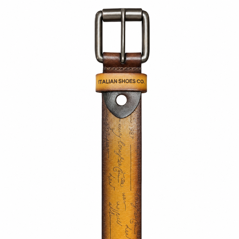Italian Legacy Embodied Leather Craft Belt