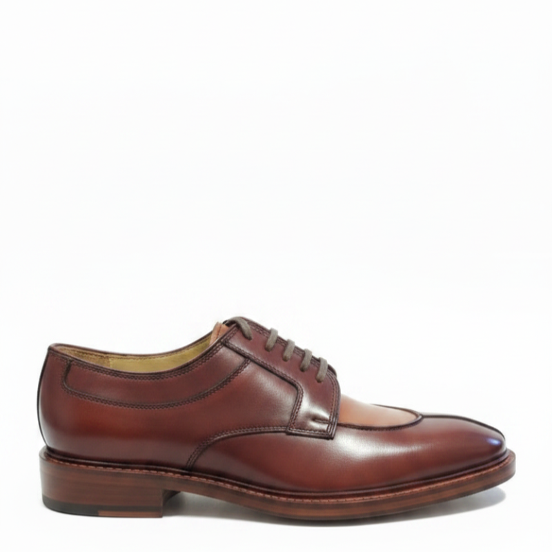 Italian Luxury Two-Tone Premium Derby Shoes Edition