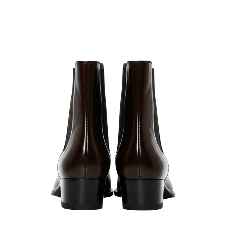Italian Noir Chelsea Boots