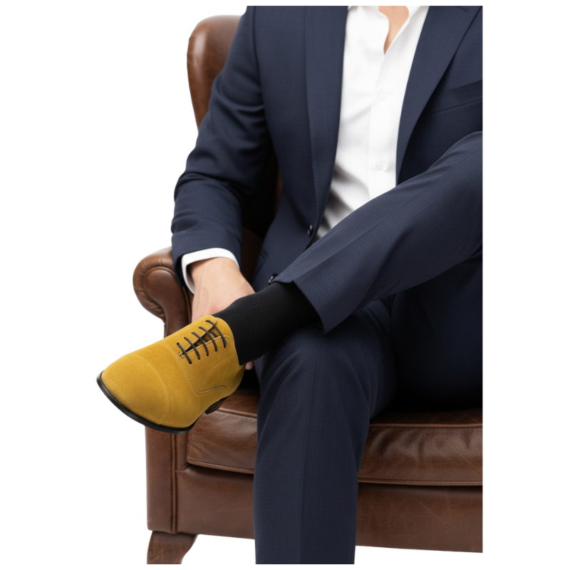 Italian Regal Suede Classic Elegance Oxfords Shoes