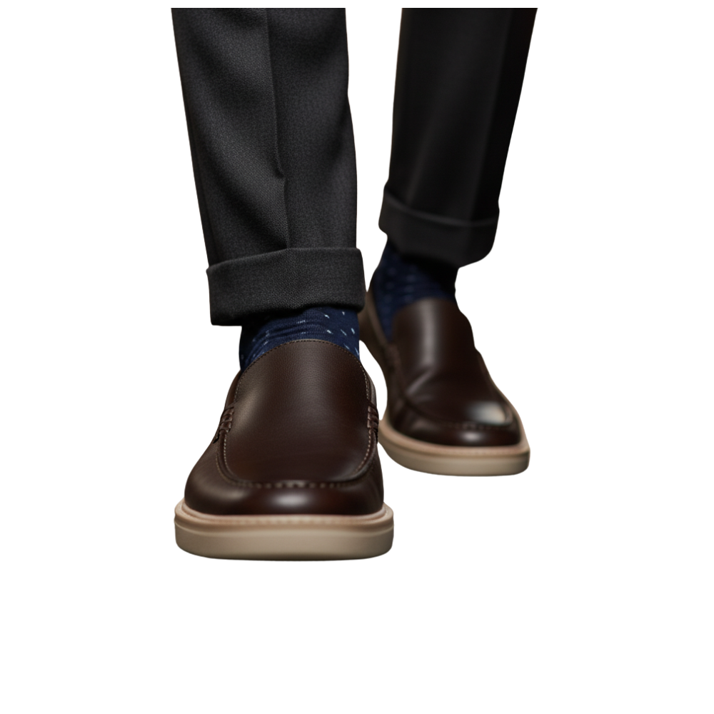 Italian Smooth Leather Classic Loafers