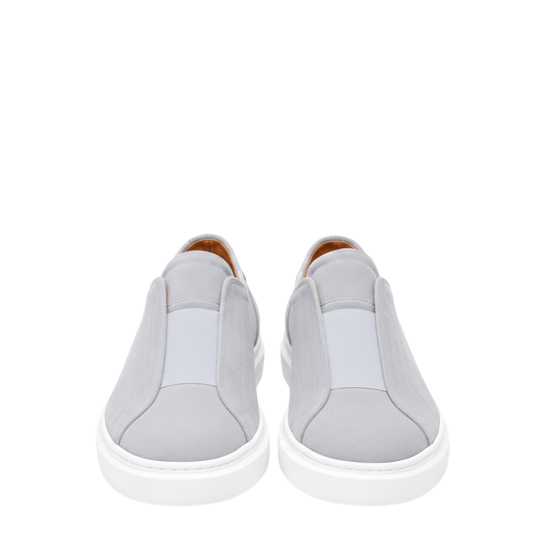 Italian Suede Masterpiece Elastic Stitch Sneakers