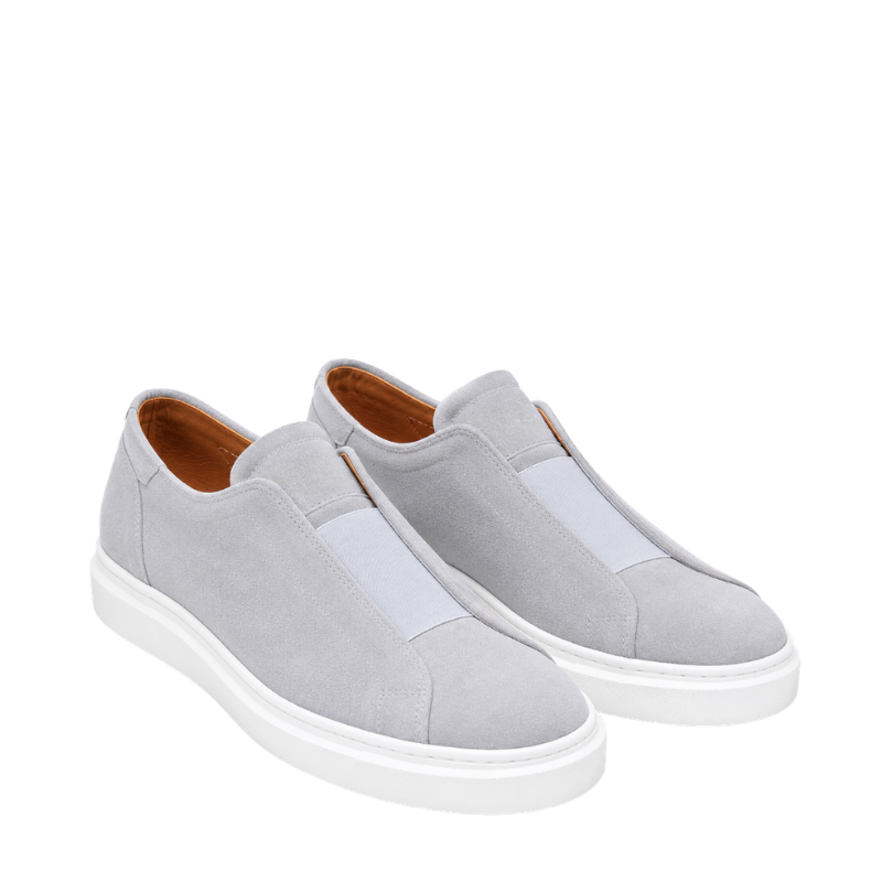 Italian Suede Masterpiece Elastic Stitch Sneakers