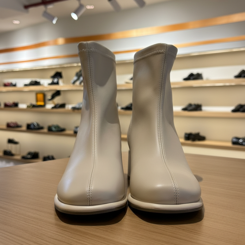 Luxe Block Heel Ankle Boots